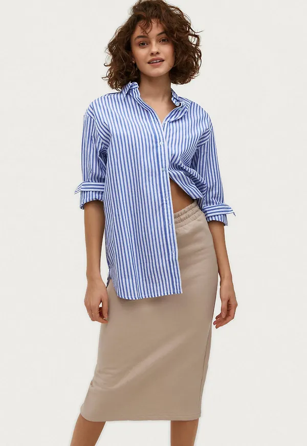 Ellos - Kjol Alexia Midi - Beige