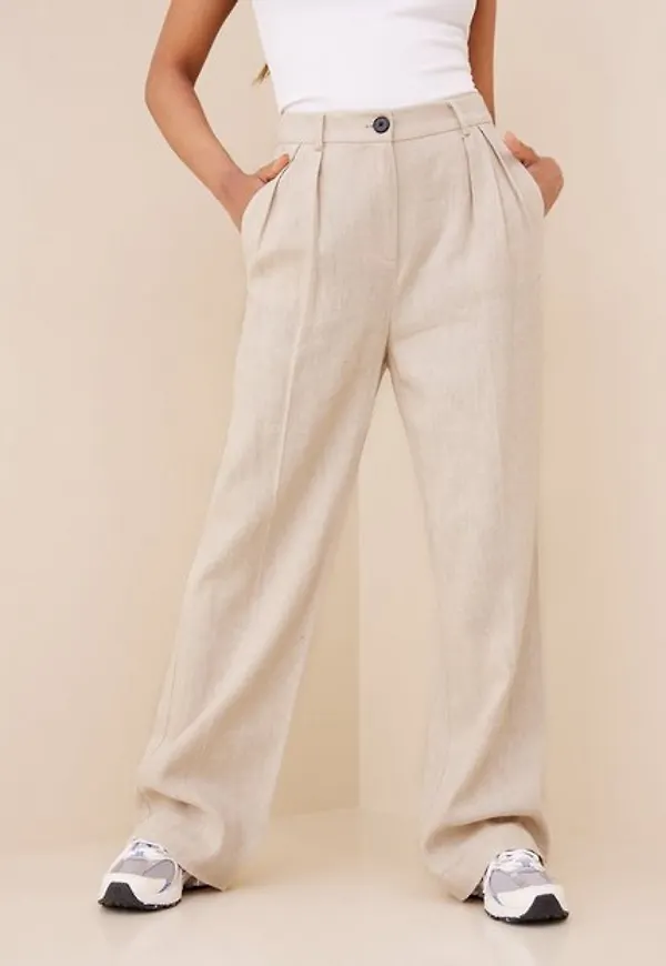 Co'couture Linen Flare Pants Byxor