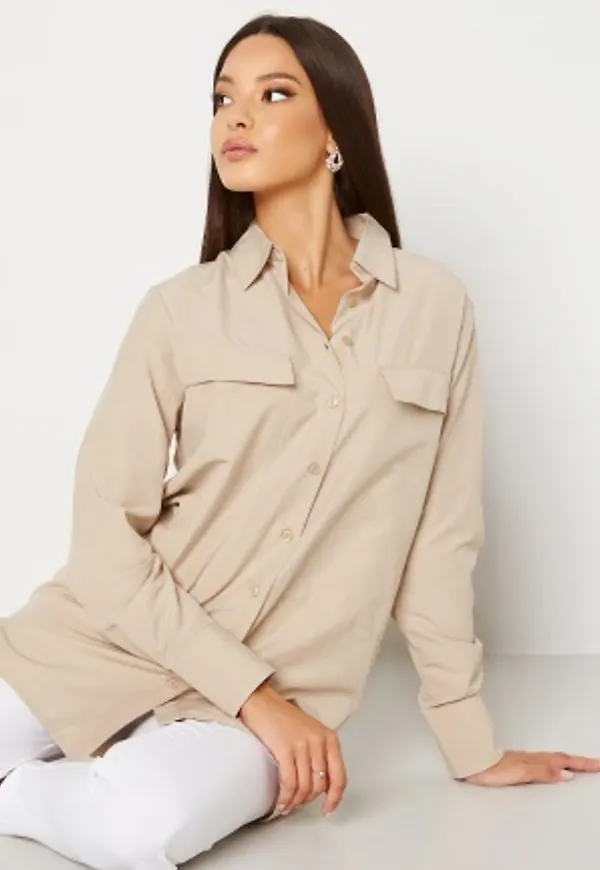 Trendyol Nathalie Tunic Shirt Bej/Beige 38