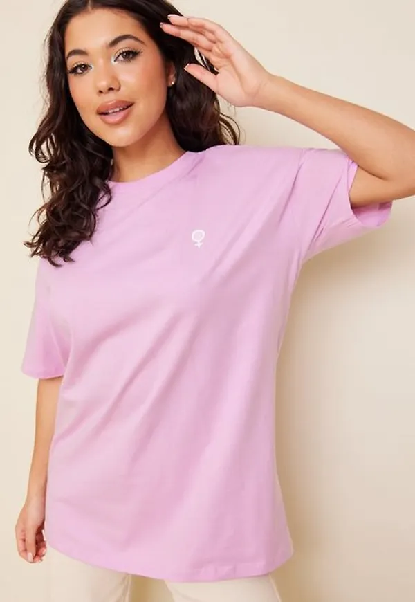 Only Onlstina S/S Oversized Top Box Jrs Oversized Orchid Bouquet Fight