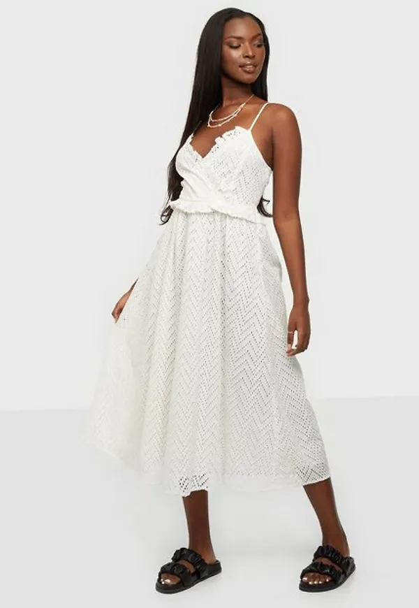 Selected Femme Slfjosa Midi Strap Dress G Loose fit dresses