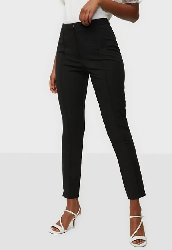 Selected Femme Slfilue Mw Pintuck Pant Noos Byxor