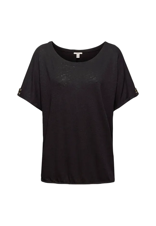 Esprit - Topp Co/Li Tee - Svart