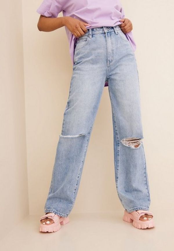 Abrand Jeans A Carrie Jean Jenny Blue Rip High waisted jeans