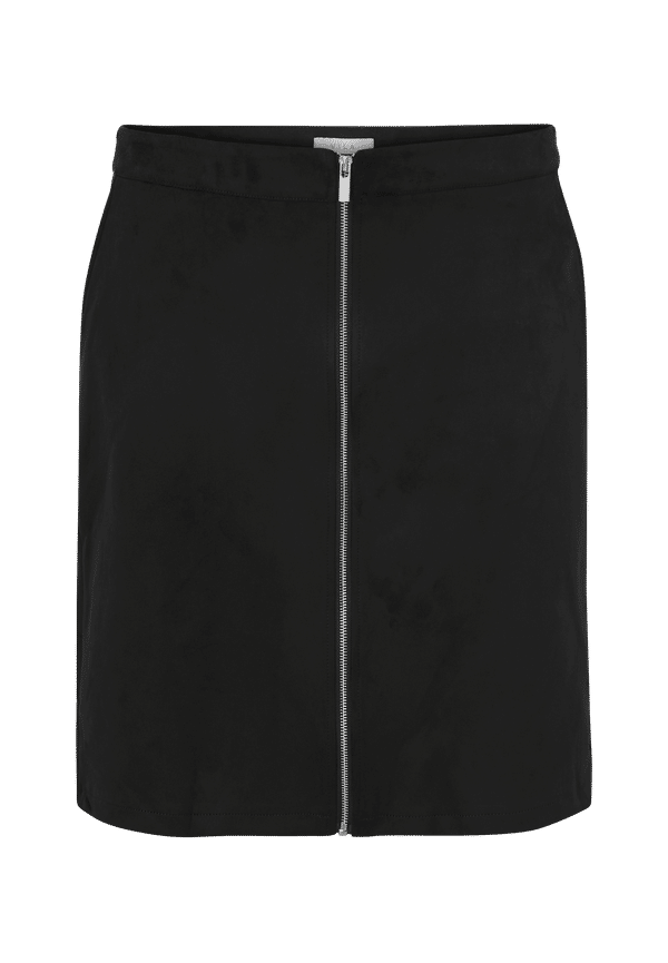 Vila - Kjol viFaddy HW Zip Skirt - Svart