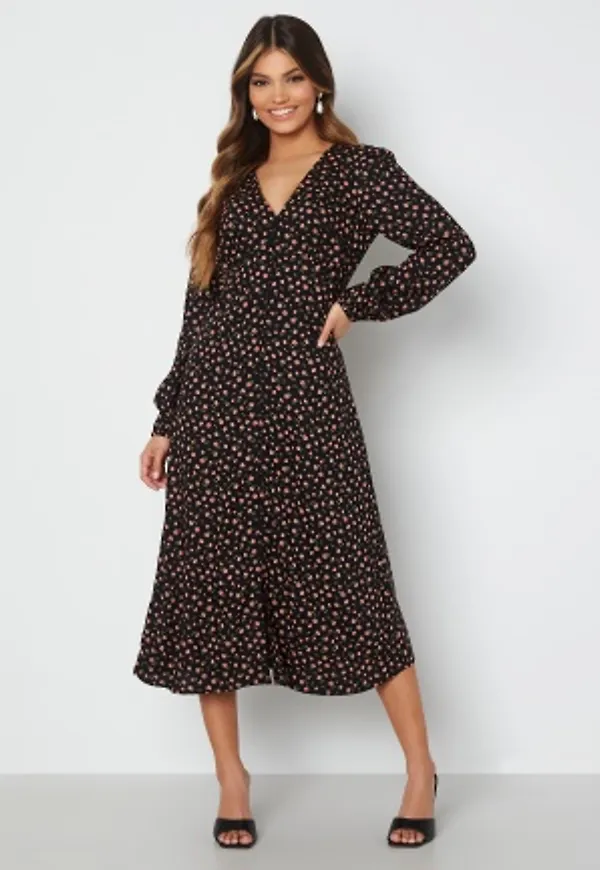 Happy Holly Tillie dress Black / Patterned 44/46