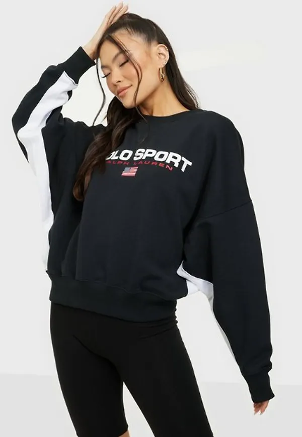 Polo Ralph Lauren Bw Pcd Po Cn-Long Sleeve-Sweatshirt Sweatshirts