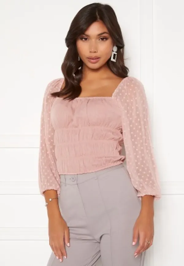 BUBBLEROOM Elima top Dusty pink 38