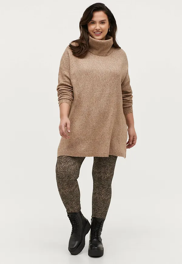 Zizzi - Leggings mDaisy Long Legging - Multi
