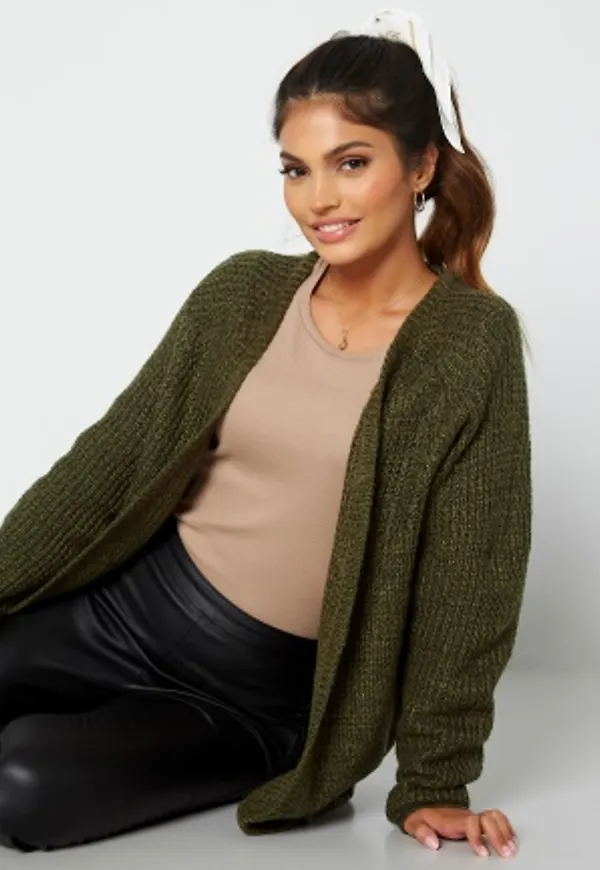 ICHI Odansa Knit Cardigan 190512 Ivy Green XXL