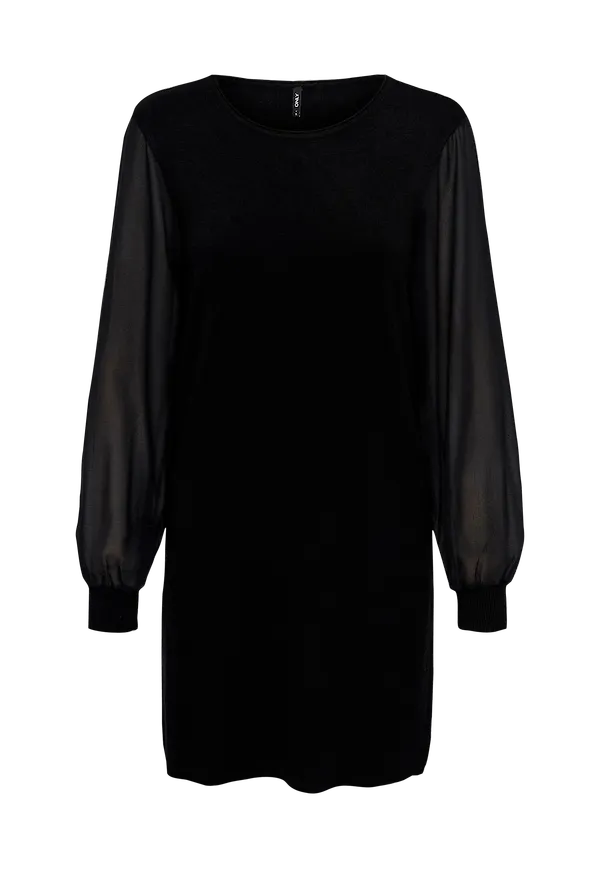 Only - Klänning onlOfelia L/S Dress Knt - Svart