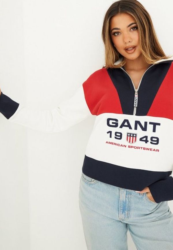 Gant D1. Retro Shield Half Zip Sweat Sweatshirts