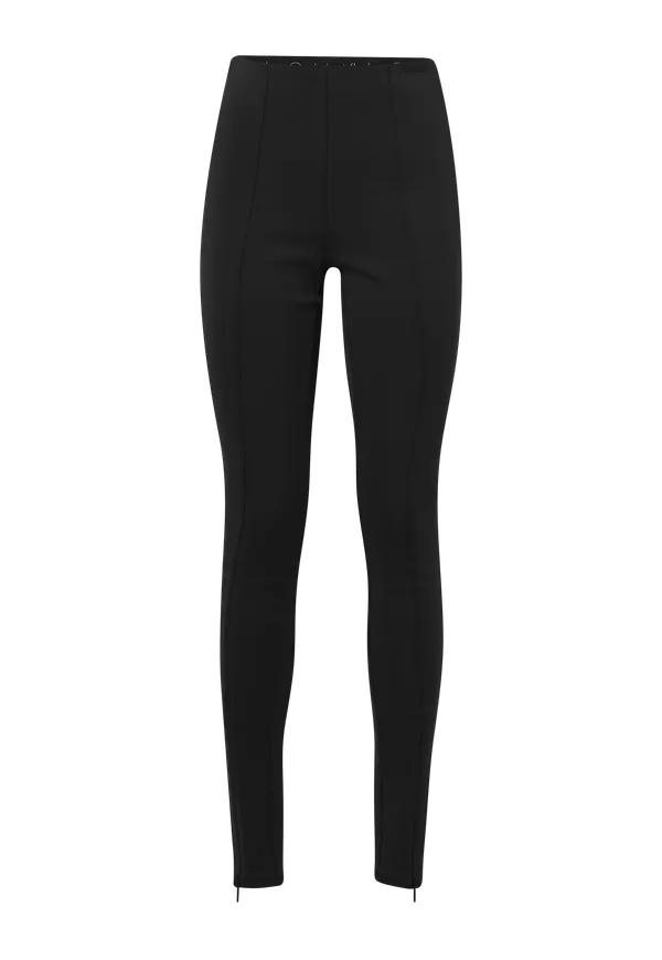 Calvin Klein - Byxor Technical Knit Super Skinny Pant - Svart