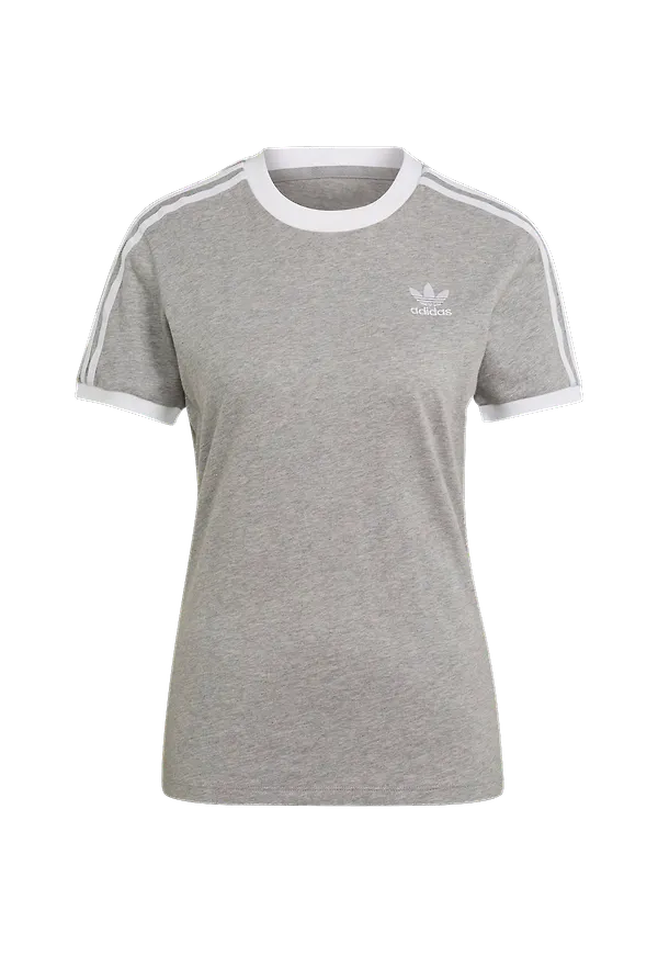 adidas Originals - Topp 3 Stripes Tee - Grå