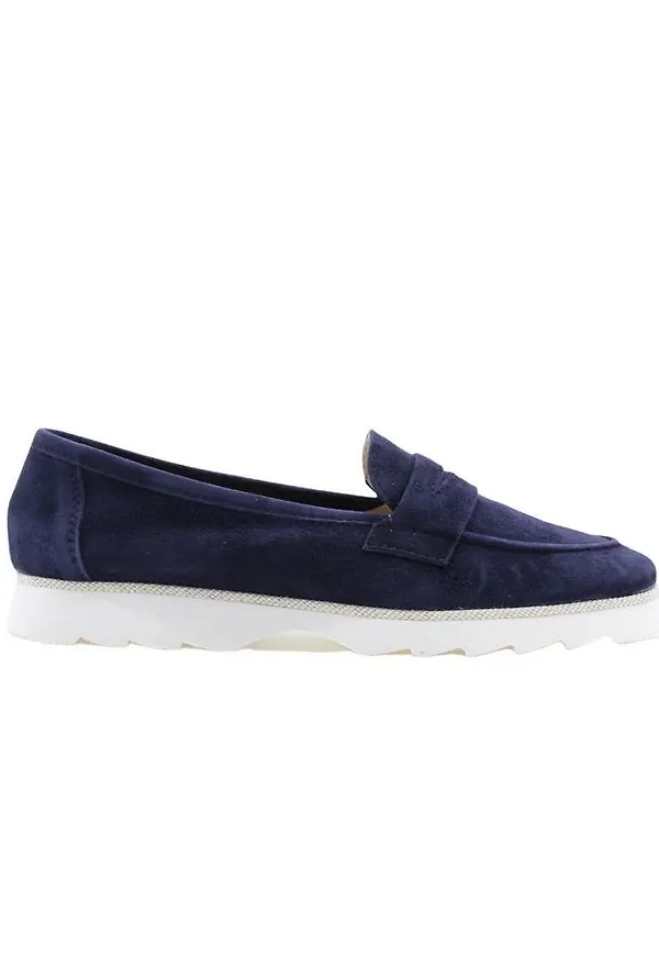 E mia Moccasins Blå, Dam