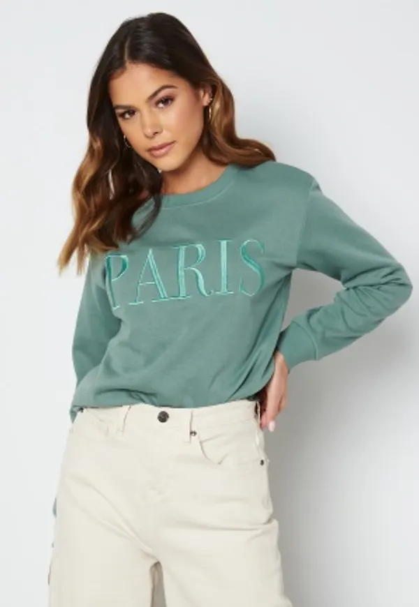 JDY Paris L/S Sweat Sagebrush Green XL