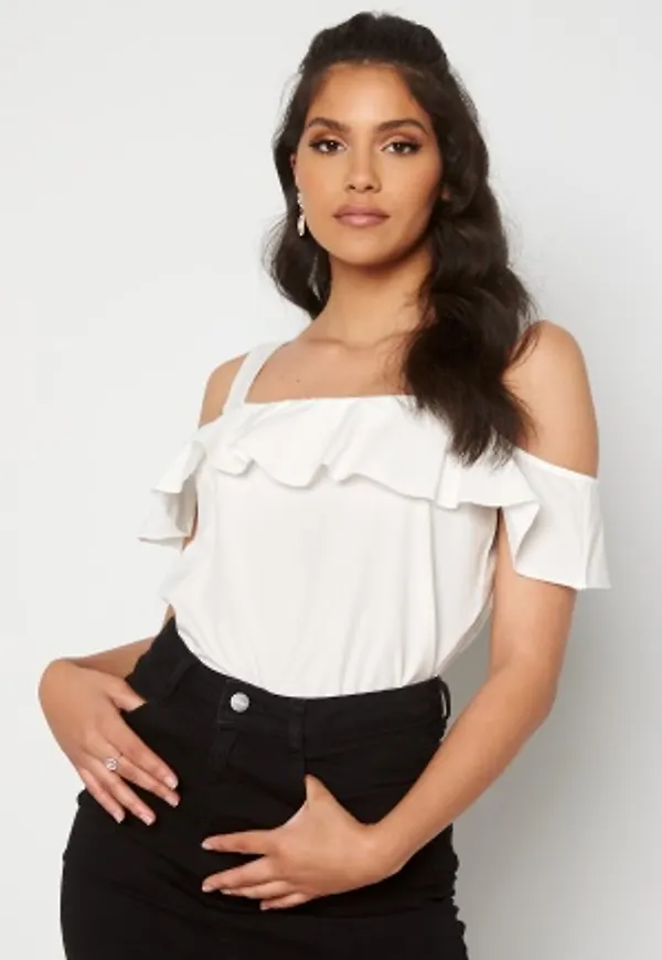 Trendyol Flounce Blouse Ecru 40