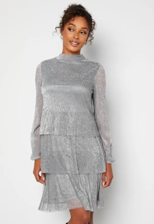 Happy Holly Beverly sparkling Dress Silver 36/38