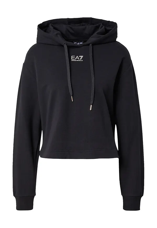 EA7 Emporio Armani Sweatshirt svart / vit