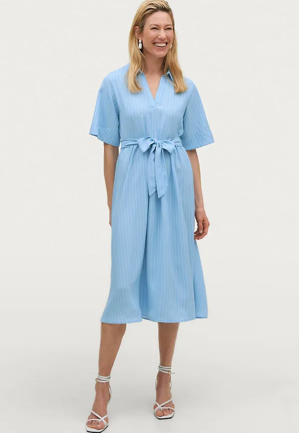 Selected FEMME - Klänning slfRhonda 2/4 Midi Dress - Blå