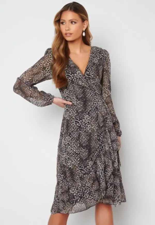 Guess Nina Dress P11K Wild Cat Print M