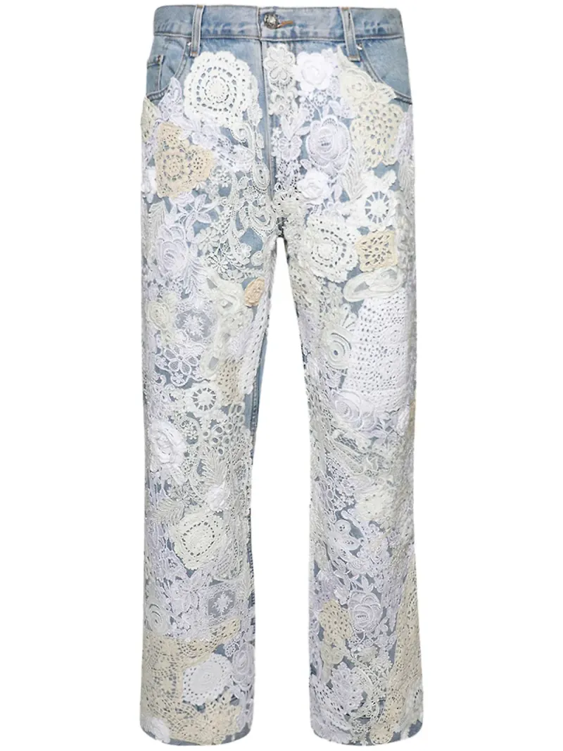 EARTHLING VIP Poetic Lust wide leg-jeans - Blå