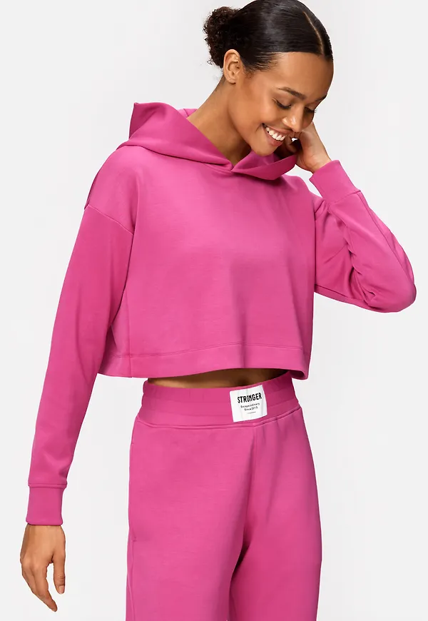 Ease Cropped Hoodie