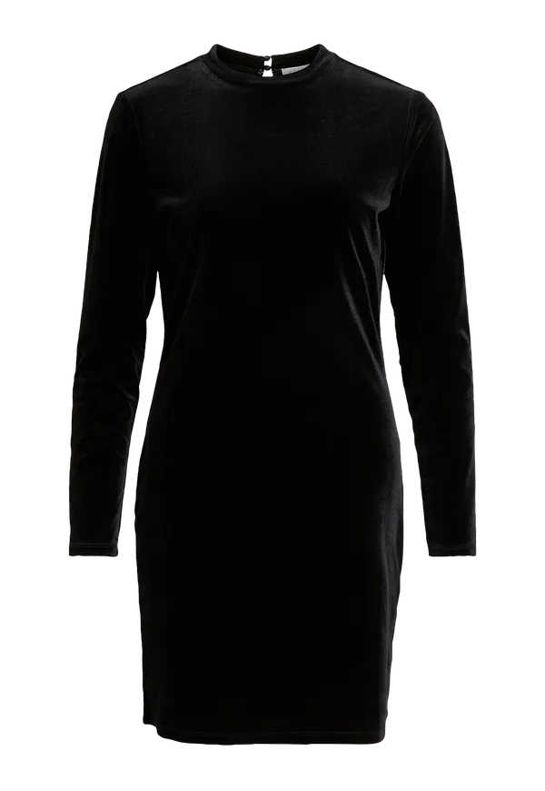 Vila - Klänning viOelle Fitted L/S Dress - Svart