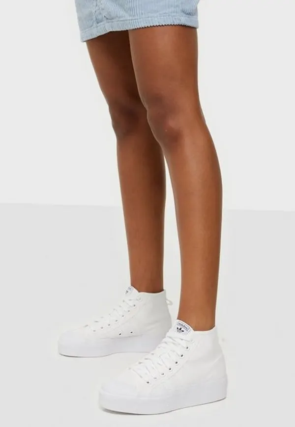 Adidas Originals Nizza Platform Mid W Byxor & Shorts Vit