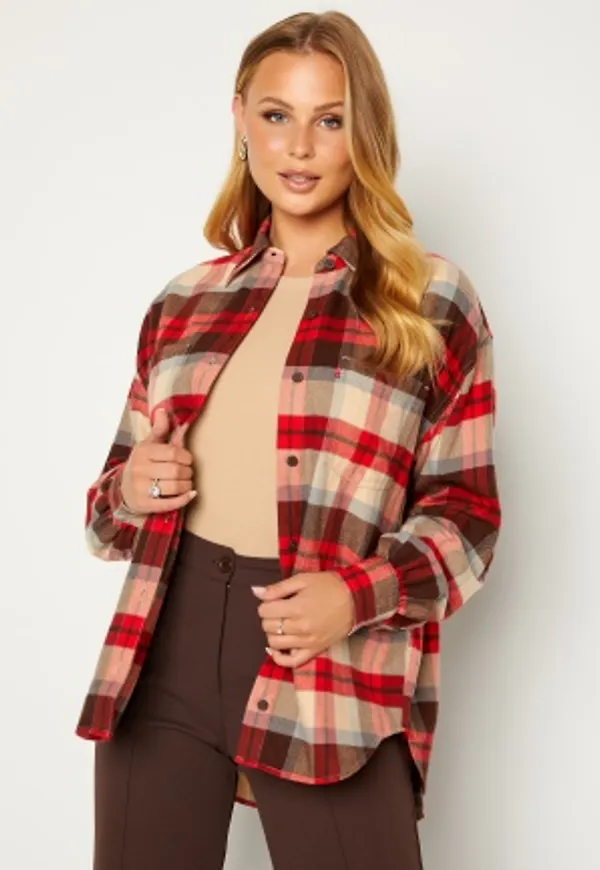 LEVI'S Remi Utility Shirt 0013 Rosie Plaid M