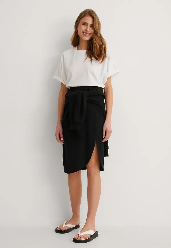 NA-KD Recycled Kjol - Black