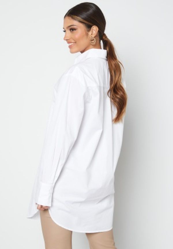 BUBBLEROOM Minou oversized long shirt  White 38