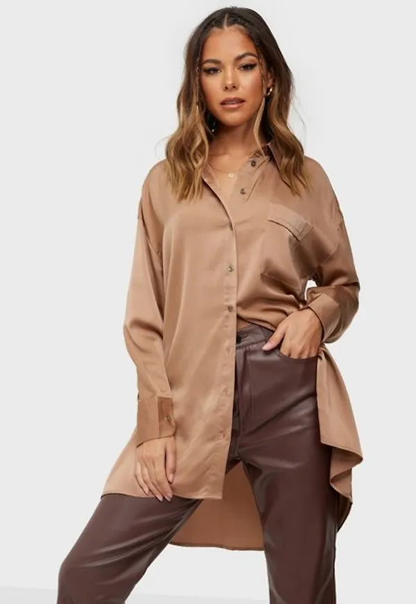Only Onlprimrose Ls Sati Dnm Blouse Rui Skjortor