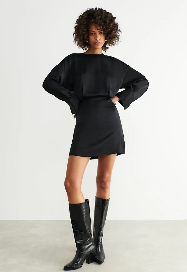 Ebba satin dress