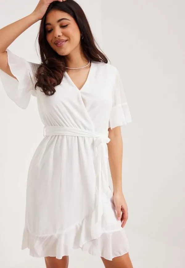 Sisters Point New Greto Dress Klänning Cream
