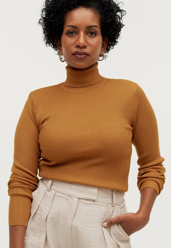Gina Tricot - Topp Sigrid Knitted Top - Brun