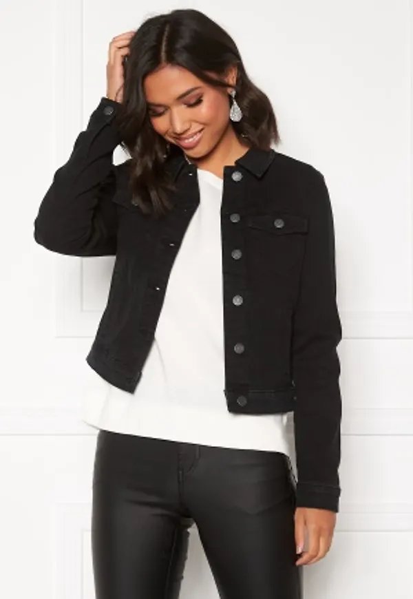 VERO MODA Hot Soya LS Denim Jacket Black XL