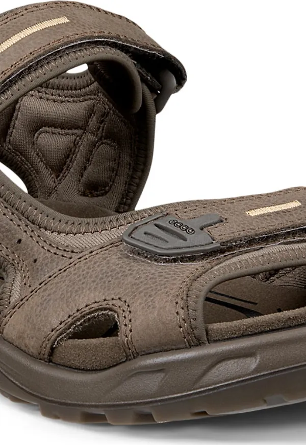 Ecco Men's Yucatan Sandal Dark Clay