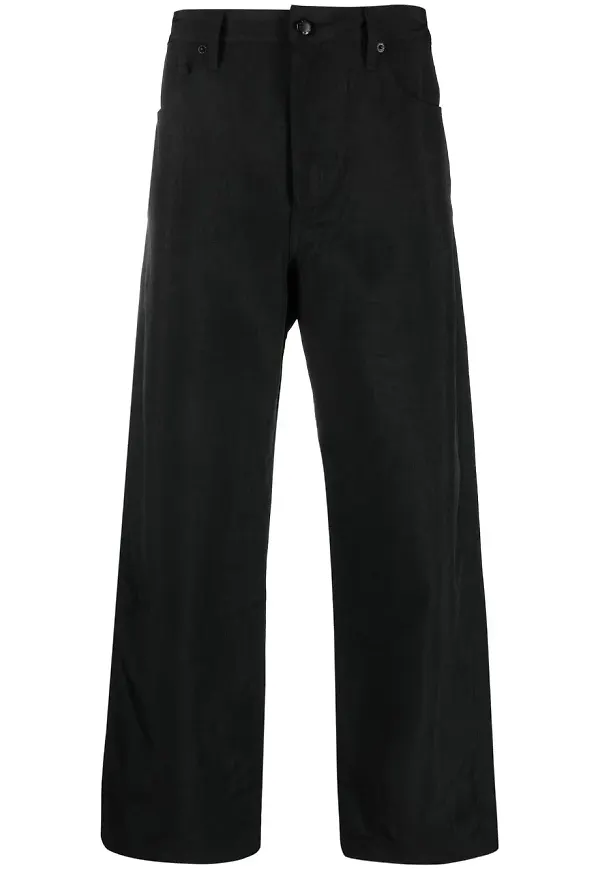 Eckhaus Latta Husk trekvartsbyxor - Svart