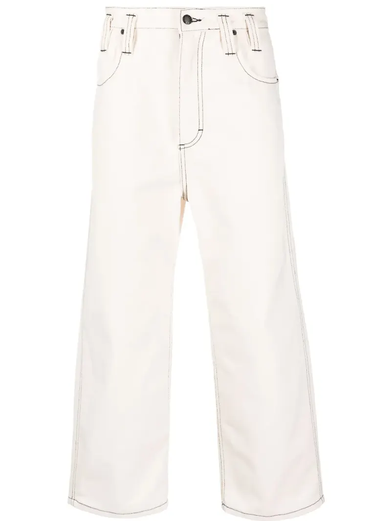 Eckhaus Latta vida trekvartsbyxor - Neutral