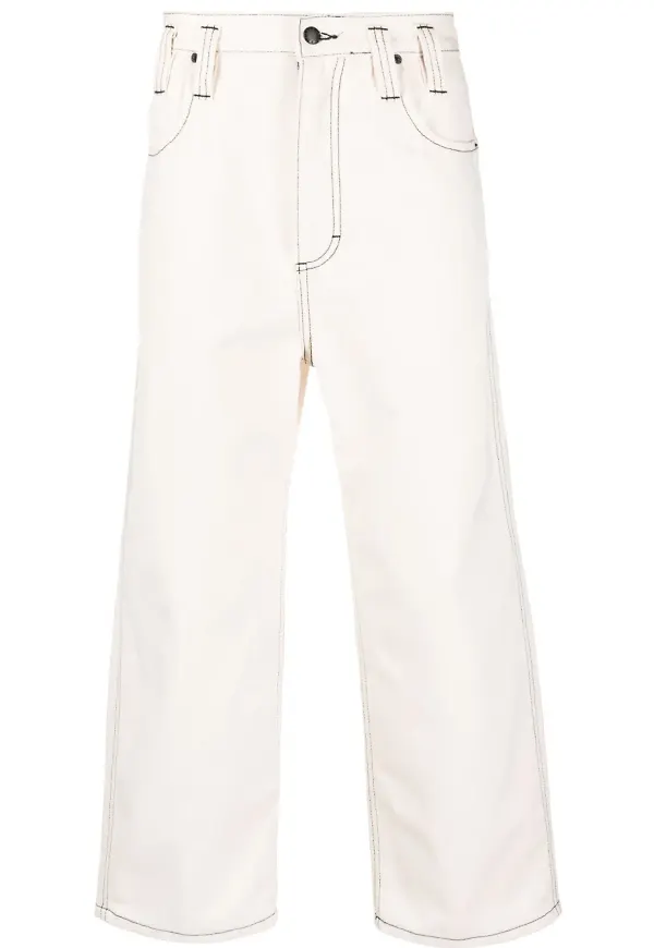 Eckhaus Latta vida trekvartsbyxor - Neutral