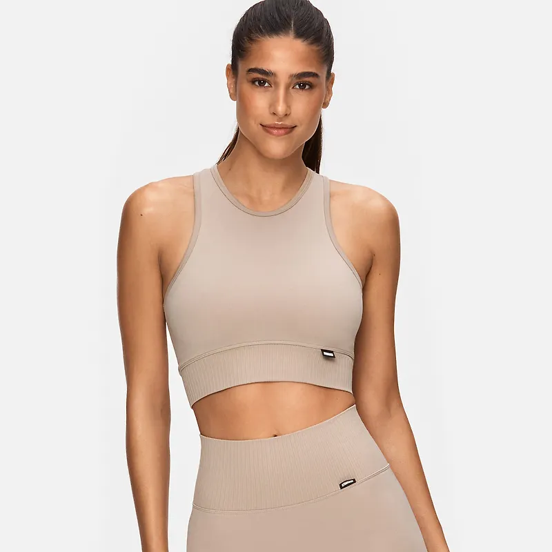 Eclipse Crop Top Simply Taupe