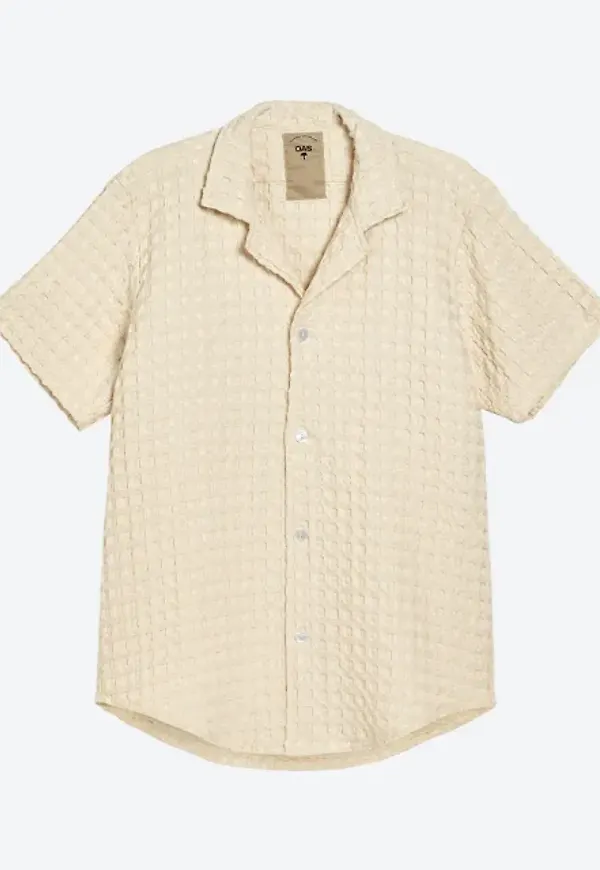 Ecru Cuba Waffle Shirt