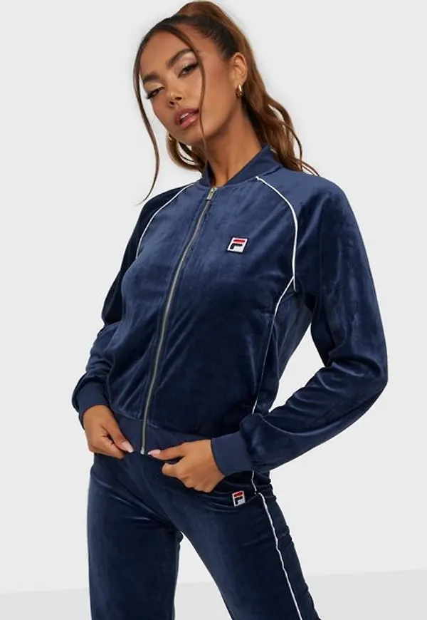 Fila WOMEN CHAN velvet track jacket Hoodies