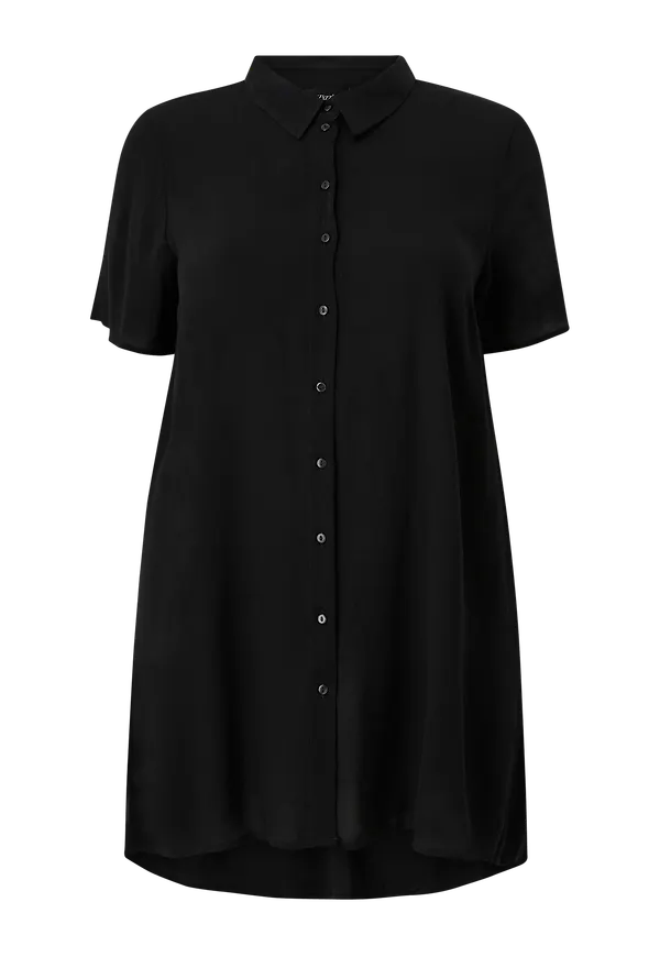 Zizzi - Tunika vBella S/S Tunic - Svart