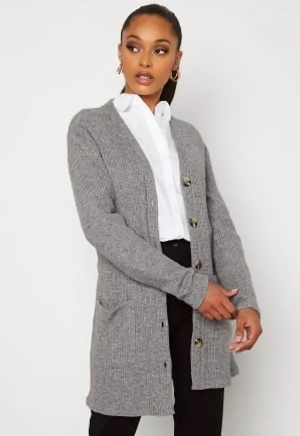 Happy Holly Josey cardigan Grey melange 40/42