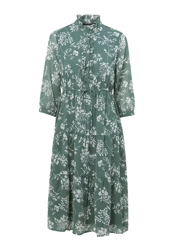 Vero Moda - Klänning vmDino 34 Calf Dress Wvn DA GA Noos - Grön