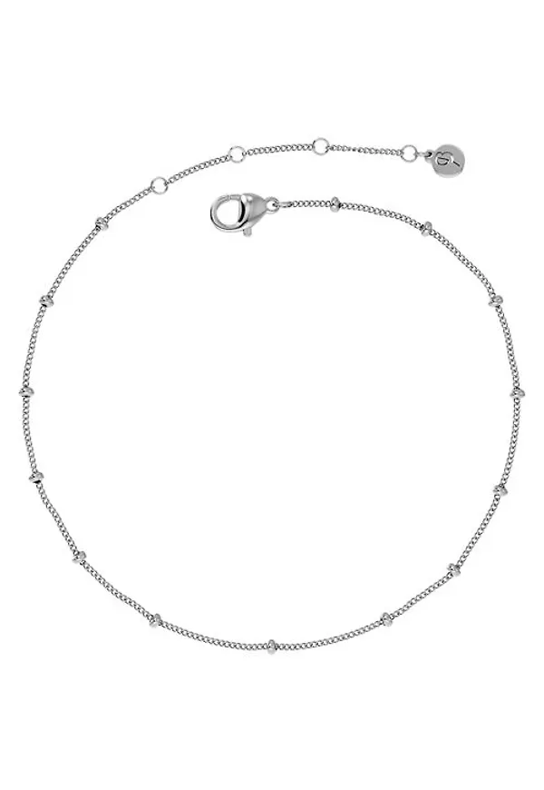 MQ Marqet Edblad Beaded Chain Anklet Vristlänkar Steel Dam One