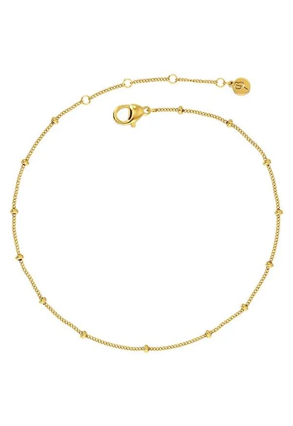 Edblad Beaded chain anklet Accessoarer GOLD Dam ONE