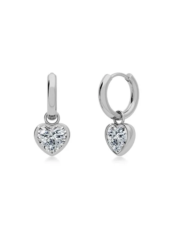 Edblad Bel hoops steel Örhängen